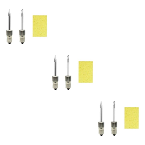 1/2/3/5 Kopparlödkolvspetsar Delar med rengöring Tip K 3PCS