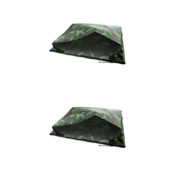 1/2/3 Vattentät Camo Boat Outboard Motor Cover Pålitlig Camo for 115-225 HP Engines 2PCS