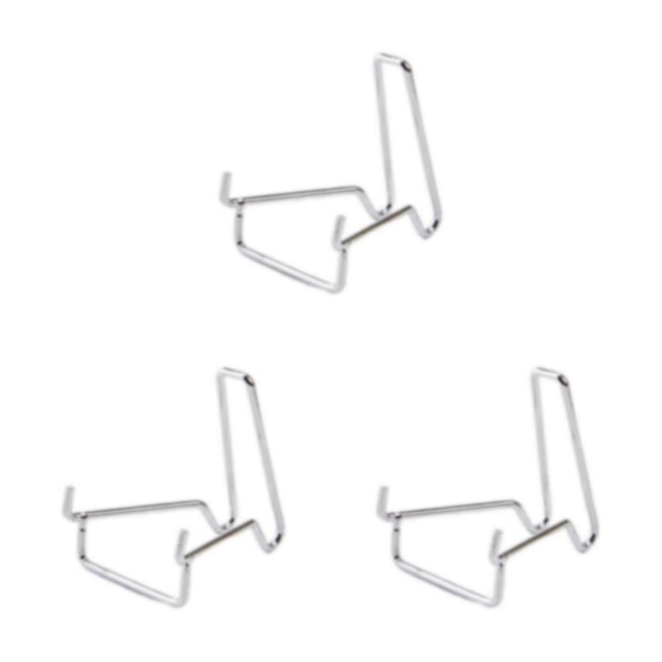 1/2/3/5 Multipurpose Display Stand Support för skyltfönstershow Silver 3x4.5x4.5cm 3Set