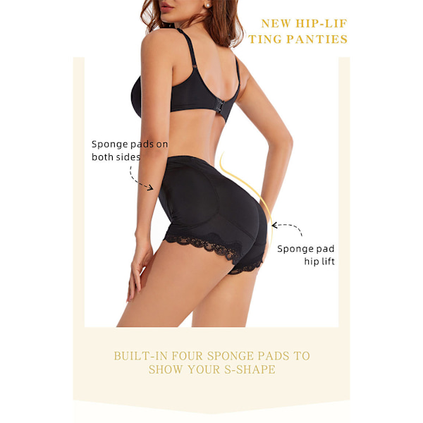 1/2/3/5 Och kurvformiga Push Up-underkläder för kvinnor för sexiga och complexion 4XL 1 Pc