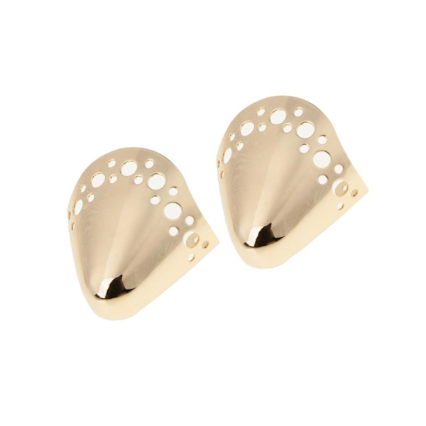 1/2/3/5 Mode Metal Skor Tillbehör DIY Metal Spets Sko Gold No 11 1Set