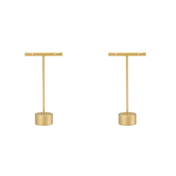 1/2/3/5 Snyggt guldsmycke displayställ för armband och Round Base S earring holder 2PCS
