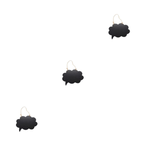 2/3/5 Density Board Välkomstskylt Ersättning Teahouse Classroom Cloud 3PCS