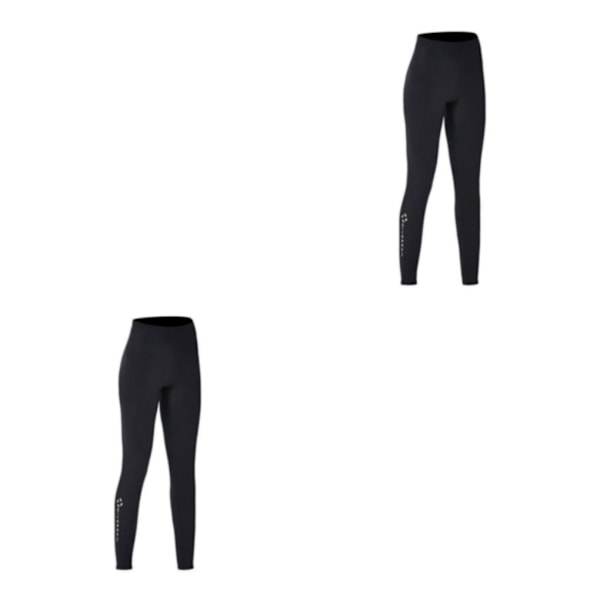 1/2/3 simdykarbyxor 2 mm neopren varm thermal våtdräkt Women XXL 2PCS