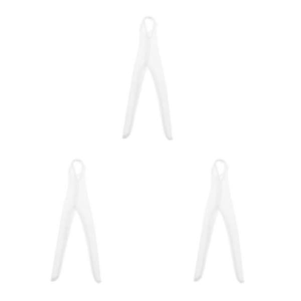 1/2/3 1:12 Jumpsuit Kläder för kvinnor för HT Action Figure Kläder White 13.6cm 3Set