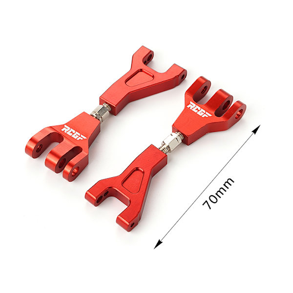 Aluminiumlegering Förbättrad främre övre upphängningsarm för 1/10 XTE Red