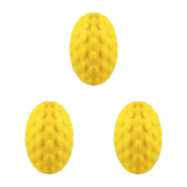 1/2/3 Hand Grip Ball Finger Force Training Oval för äldre without five finger 3Set