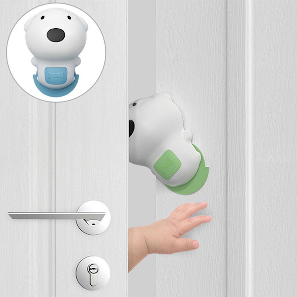 1/2/3 Söt Baby Safety Lock Stopper Baby Safety Protection blue puppy 6.5x8.9cm 1Set