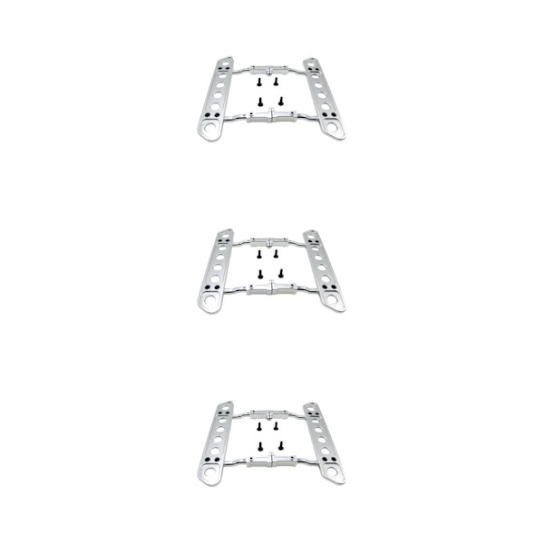 1/2/3/5 legering sidokollision Step Board pedaler för 1/10 axial Silver 3Set