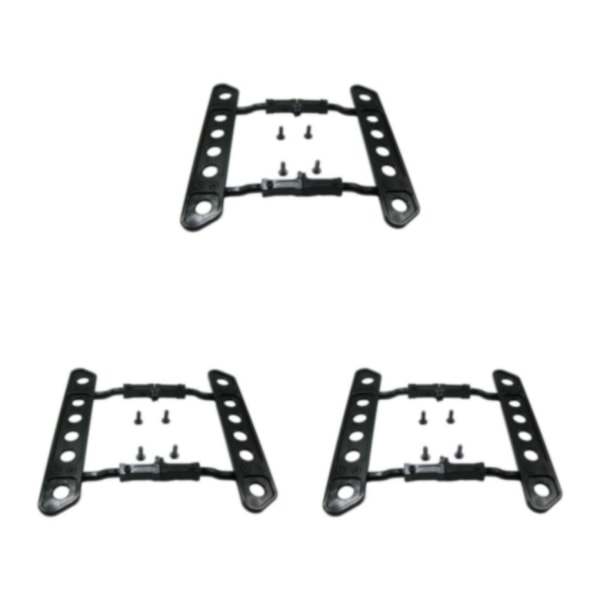 1/2/3/5 legering sidokollision Step Board pedaler för 1/10 axial Black 3Set