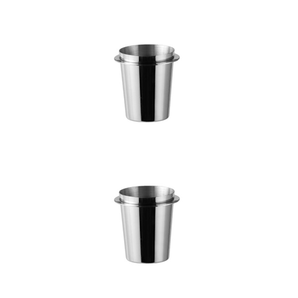 1/2/3 51/53/58mm kaffedoseringskopp matardel för maskin Bright Finished,53MM 2PCS