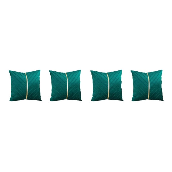 1/2/3 2st Polyester Soffa Heminredning Sammet Cover Med green 2PCS