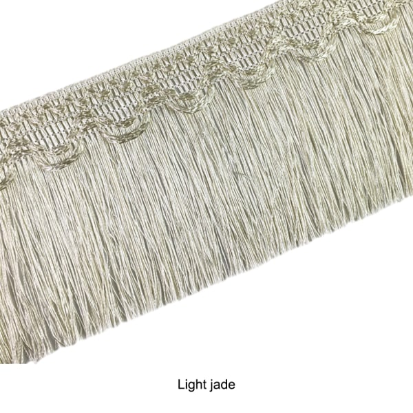 Polyester Eleganta fransar för tofs för sömnad och sömnad Light jade 10