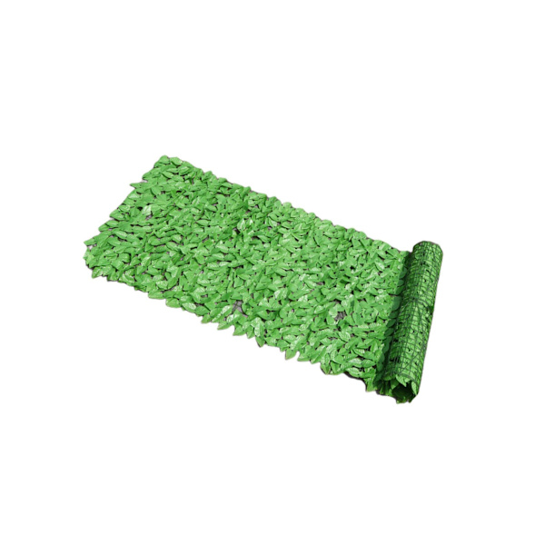 Konstgjorda Faux Leaf Sekretess Staket Skärm Hedge Trädgårdsdekor B(50x300cm) 19.65x117.9 Inch