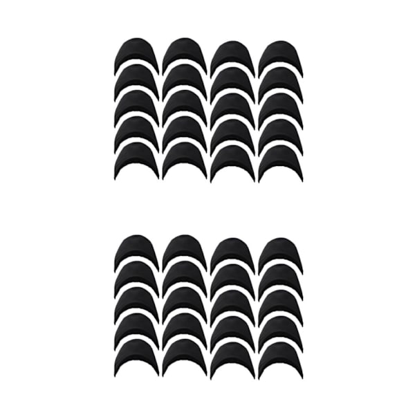 1/2 20 stycken Sy axelvaddar Passar till skjorta Praktisk för Black M 2Set