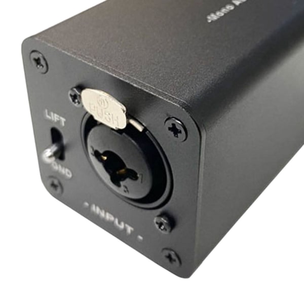 1/2 Ground Loop Isolator med 3 Pin Input Output Bärbar för 1Set