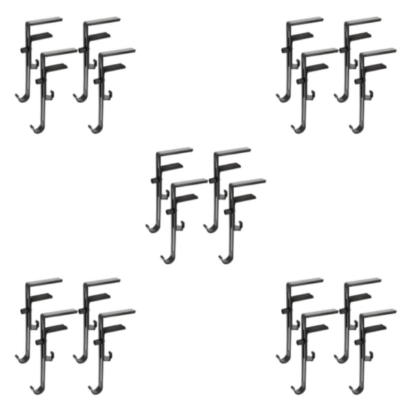 1/2/5 4st/ set Snygg julstrumpahållare för dörrkarm 5Set