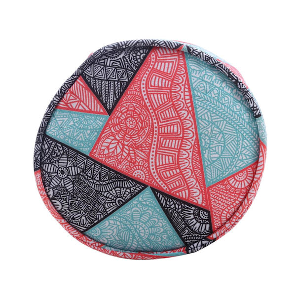 1/2 Resegarn Förvaringsväska Tote Small Holder Case Present för Geometric 14 x 15cm 1Set