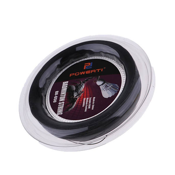 1/2/3 Smidig och slitstark Nylon Badminton Racket String Hög Black 200m 1 Pc