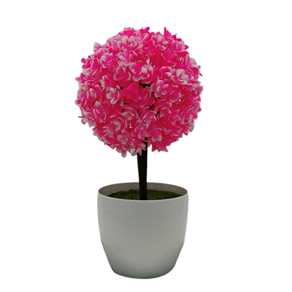1/2 bred tillämpning konstgjord växt för ett mångsidigt hem pink 2PCS