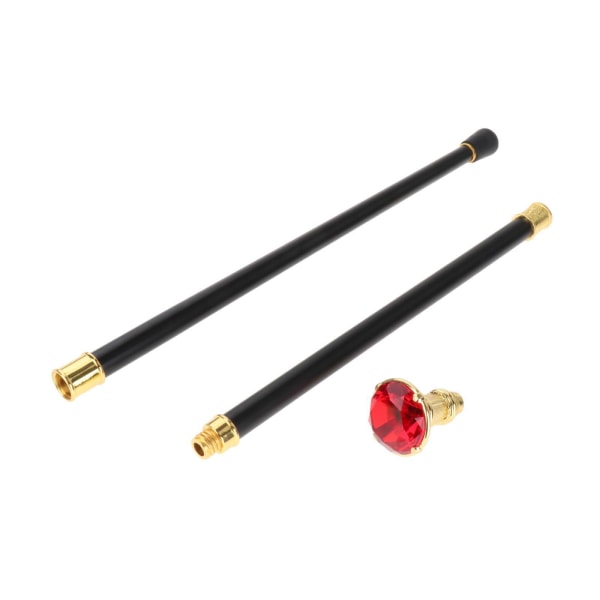 Elegant Fashion Walking Sticks i aluminiumlegering med För Diamond Red