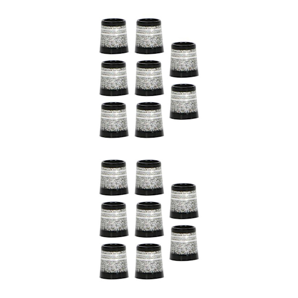 1/2/3 förpackning med 10 golfjärnhylsor avsmalnande skafthylsor Silver 2PCS