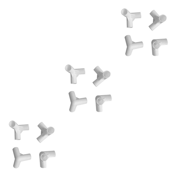 1/2/3 Reservdelar Fötter Hörn sätt Anslutning Intubation för 4pc 3PCS