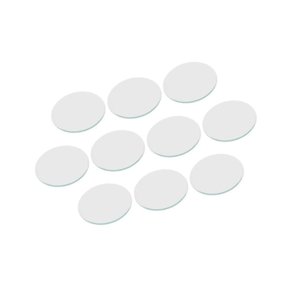1/2/3/5 10 delar platt watch Ersättningsdel Clear 35mm 5Set