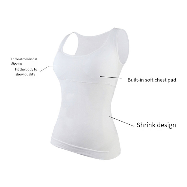 1/2/3 Damväst Fitness Bröststöd Toppar Andas Skin Color S 1 Pc