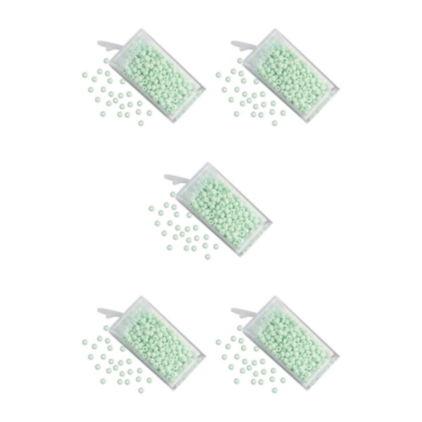 1/2/3/5 Beads DIY Smycken Retro Craft Kit Etniskt för hantverksmärke green 3mm 5Set