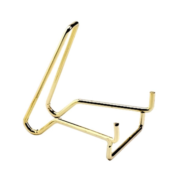 1/2/3 Iron Ores Stone Display Stand Desktop Rock Holder Base Golden M 1Set