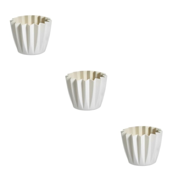 1/2/3 funktionell solid plastkorg med dränering för arbete White 14.5*11.7 3PCS