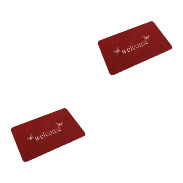 1/2/3 Superstark vattenabsorptionsprestanda Non-Slide Door Butterflies dark red 2Set