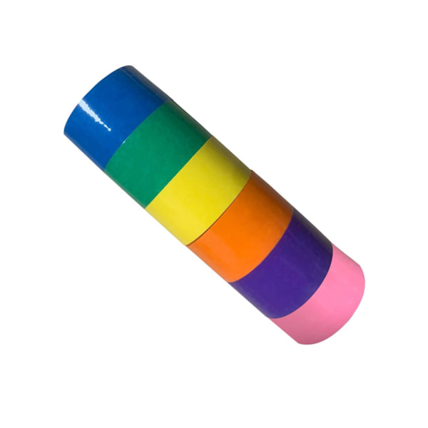 1/2/3/5 6x Sticky Ball Rulltejp Pedagogiska leksaker Sensorisk leksak 4.8cm 1 Pc