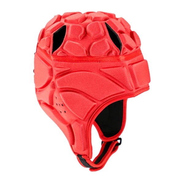 1/2/3 Rugby Huvudbonad crum Cap Hockey Head Protector Protect Hat Red XL 1 Pc