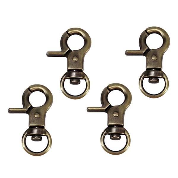 1/2/3/5 4 st zinklegering hummerklospänne Swivel Trigger Clips Bronze 30mm 1Set