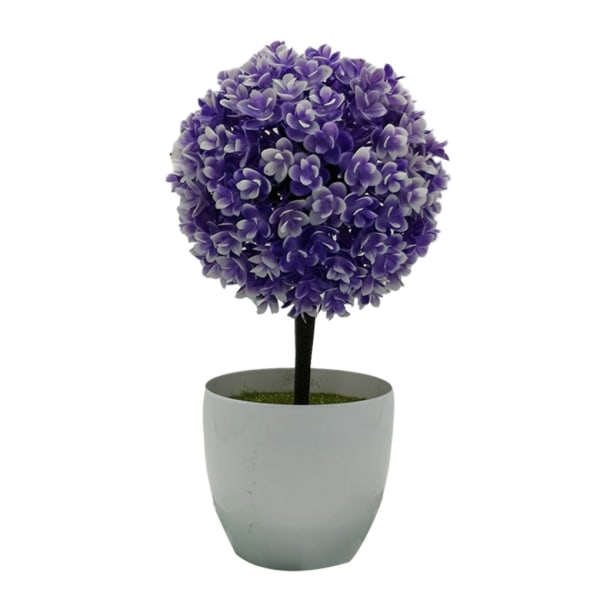 1/2 bred tillämpning konstgjord växt för ett mångsidigt hem purple 1 Pc