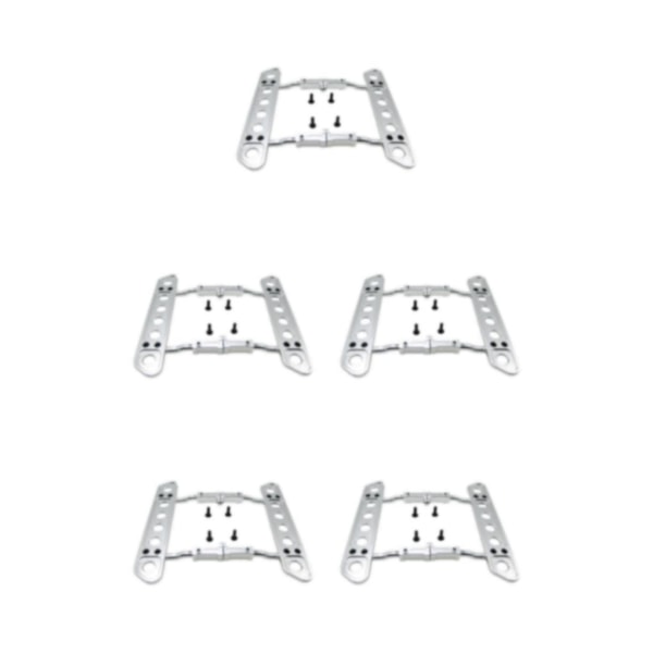 1/2/3/5 legering sidokollision Step Board pedaler för 1/10 axial Silver 5Set