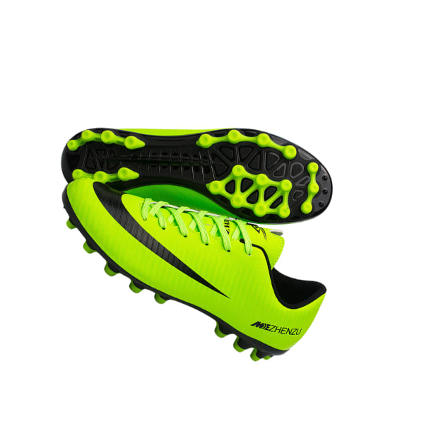 2 delar gummifotbollssko Bärbara sportfotbollsskor Green Size 37