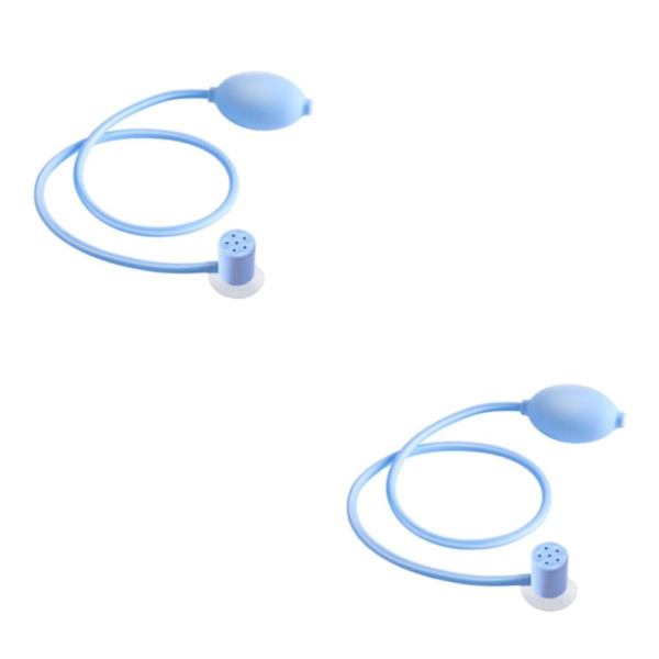 1/2 hopfällbar Sitz-badspolare med sugkopp för bidétoalett 1 Pc Upgraded Flusher 2PCS