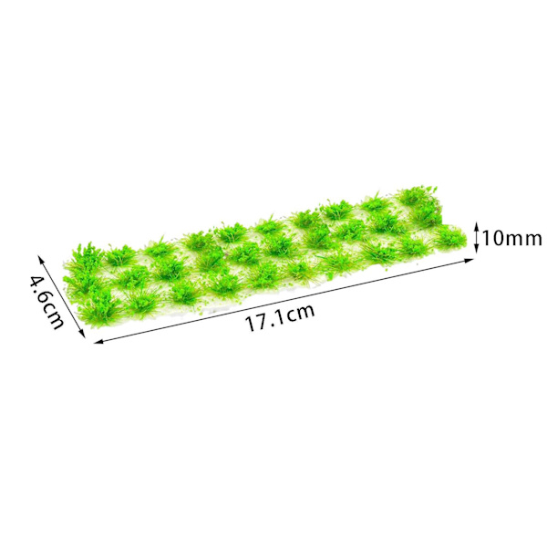 1/2/3/5 Miniature Cluster För Grass Grass Tufts Scenery Model Green 30 Pcs 1Set