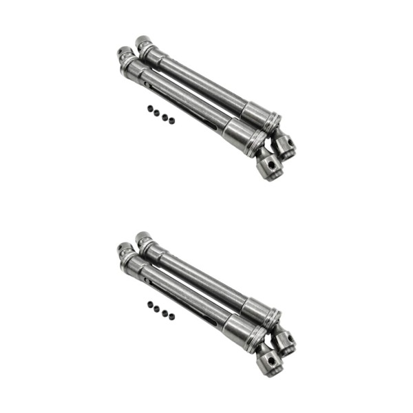 1/2/3 2st Grå 112-152MM Metall Universal Drivaxel Led För 2Set