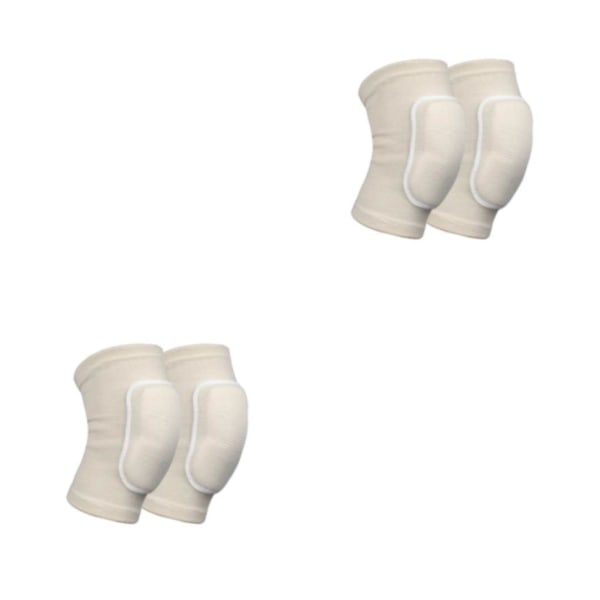 1/2/3/5 andningsbart tyg med hög elasticitet knäskydd för sport White As Shown 2PCS