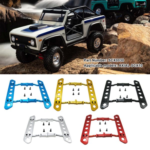 1/2/3/5 legering sidokollision Step Board pedaler för 1/10 axial Red 1Set