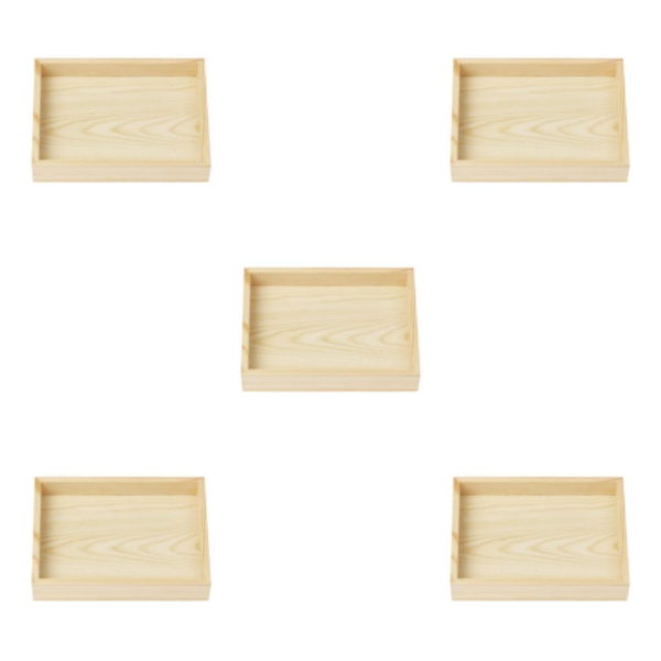 1/3/5 Smycken Display Fack Case Pärlor Hållare Ädelstensarmband 1 grids 7.87x5.91x1.38 Inch 5Set