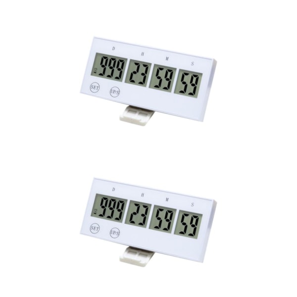 1/2/3 Elkök För Countdown Timer Hatching Bakning white 4.0x1.9x0.5 Inch 2Set