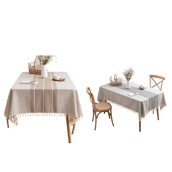 1/2 Elegant och tålig duk för hem och restaurang Beige 135*220cm,1 1 Pc