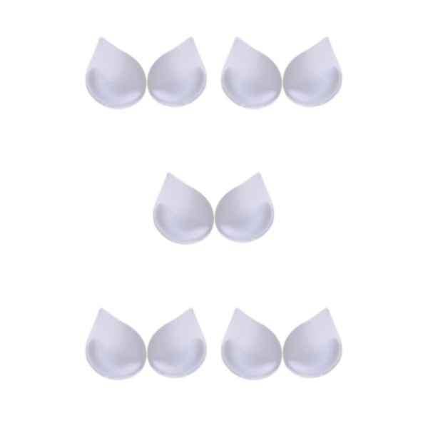 1/2/5 1 par BH Insert Pads Enhancer Avtagbar Andas White 15x11.5x3.7cm 5Set
