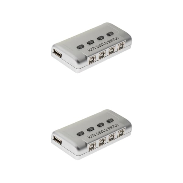 1/2 4-ports USB 2.0 Auto Sharing Switch HUB-väljare för 2Set