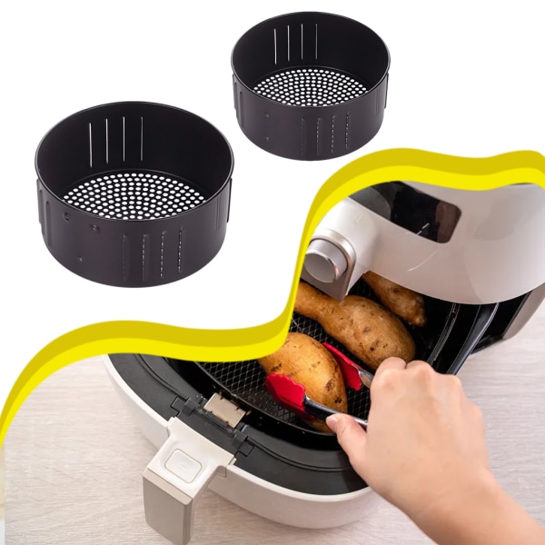 Ersättningskorg för Air Fryer i metall - Bekväm att byta ut 2.6L